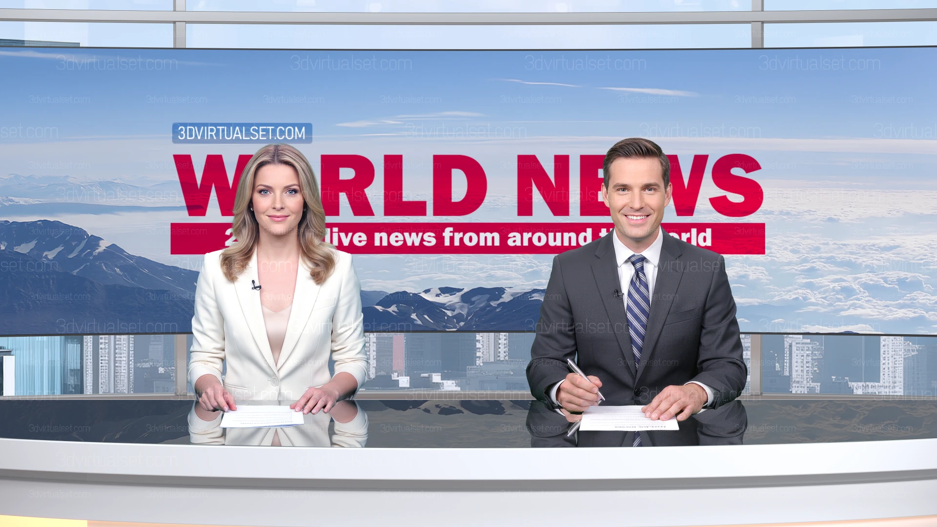 Virtual Set 140 For vMix Shot 1-4